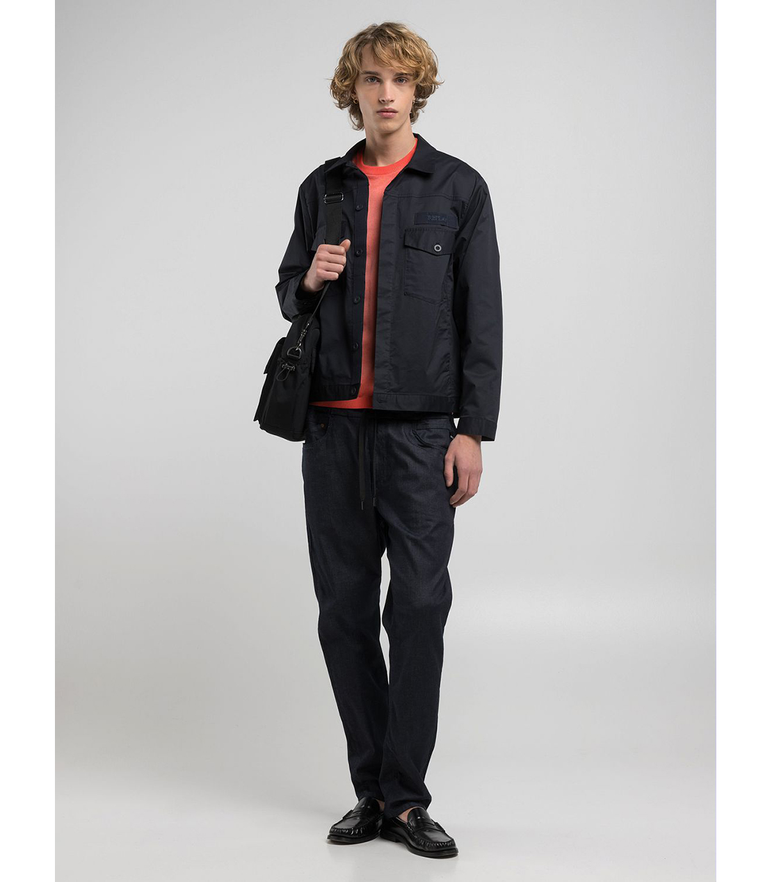 リラックステーパードLANNY Touch denim 詳細画像 ダークブルー 3